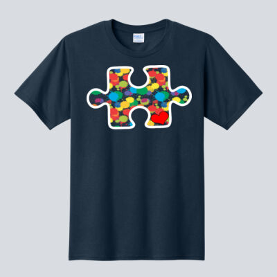 Adult T-Shirt - Autism Awareness - Puzzle Piece Thumbnail