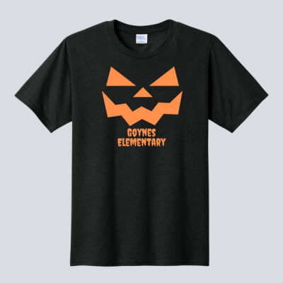 Adult T-Shirt - Fall Holidays - Jack O' Lantern - Orange Thumbnail