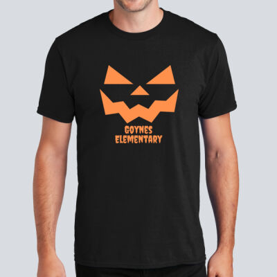 Adult T-Shirt - Fall Holidays - Jack O' Lantern - Orange Thumbnail