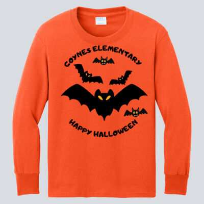 Youth Long Sleeve Shirt - Fall Holidays - Bats Thumbnail