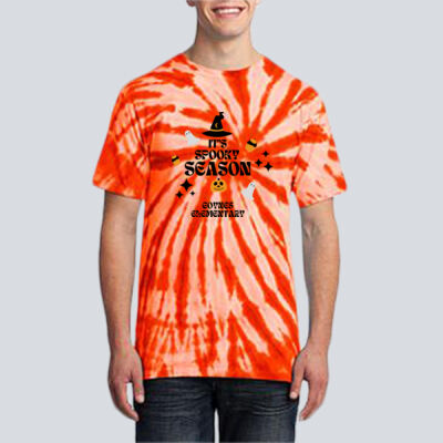 Adult Tie-Dye T-Shirt - Fall Holidays - Spooky Season Thumbnail