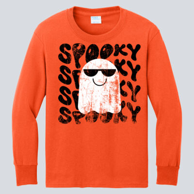 Youth Long Sleeve Shirt - Fall Holidays - Ghost Thumbnail