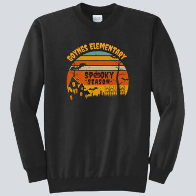 Adult Crewneck - Fall Holidays - Haunted House Thumbnail