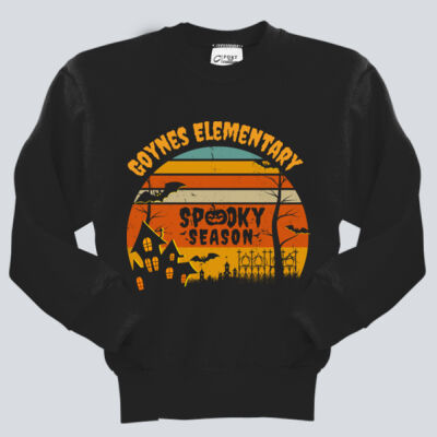 Youth Crewneck - Fall Holidays - Haunted House Thumbnail