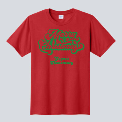 Adult T-Shirt - Winter Holidays - Merry Christmas - Green Thumbnail