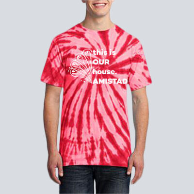 Adult Tie-Dye T-Shirt - House Amistad  - OUR house Thumbnail