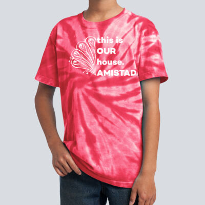 Youth Tie-Dye T-Shirt - House Amistad  - OUR house Thumbnail