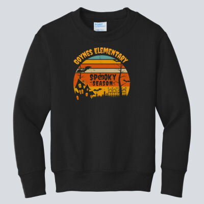 Youth Crewneck - Fall Holidays - Haunted House Thumbnail