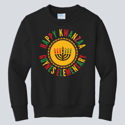 Youth Crewneck - Winter Holidays - Happy Kwanzaa Thumbnail