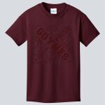 Youth Maroon T-Shirt - Goynes Thumbnail