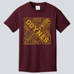 Youth Maroon T-Shirt - Goynes Thumbnail