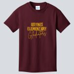 Youth Maroon T-Shirt - Goynes Thumbnail