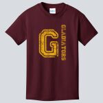 Youth Maroon T-Shirt - Goynes Thumbnail