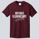 Youth Maroon T-Shirt - Goynes Thumbnail