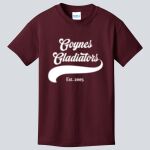 Youth Maroon T-Shirt - Goynes Thumbnail