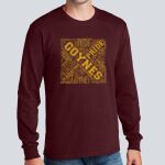 Adult Maroon Long Sleeve Shirt - Goynes Thumbnail