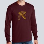 Adult Maroon Long Sleeve Shirt - Goynes Thumbnail