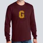Adult Maroon Long Sleeve Shirt - Goynes Thumbnail