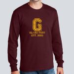 Adult Maroon Long Sleeve Shirt - Goynes Thumbnail