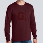 Adult Maroon Long Sleeve Shirt - Goynes Thumbnail
