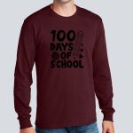 Adult Maroon Long Sleeve Shirt - Goynes Thumbnail