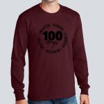 Adult Maroon Long Sleeve Shirt - Goynes Thumbnail
