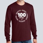 Adult Maroon Long Sleeve Shirt - Goynes Thumbnail