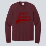 Adult Maroon Long Sleeve Shirt - Goynes Thumbnail